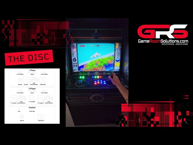 GRS Disc Full Size Arcade Cabinet