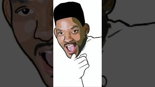 Drawing The Fresh Prince aka Will Smith ​⁠@WillSmith #freshprince
