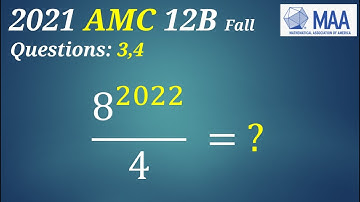 2021 AMC 12B Q3 4 10 Fall |American Mathematics competitions Olympiad Math Questions  Solutions 2022