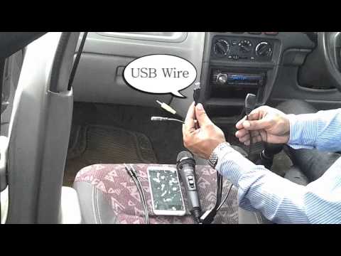 Singing Karaoke Or Singalong In Your Car Using The MeraGana Wonder Mixer Microphone