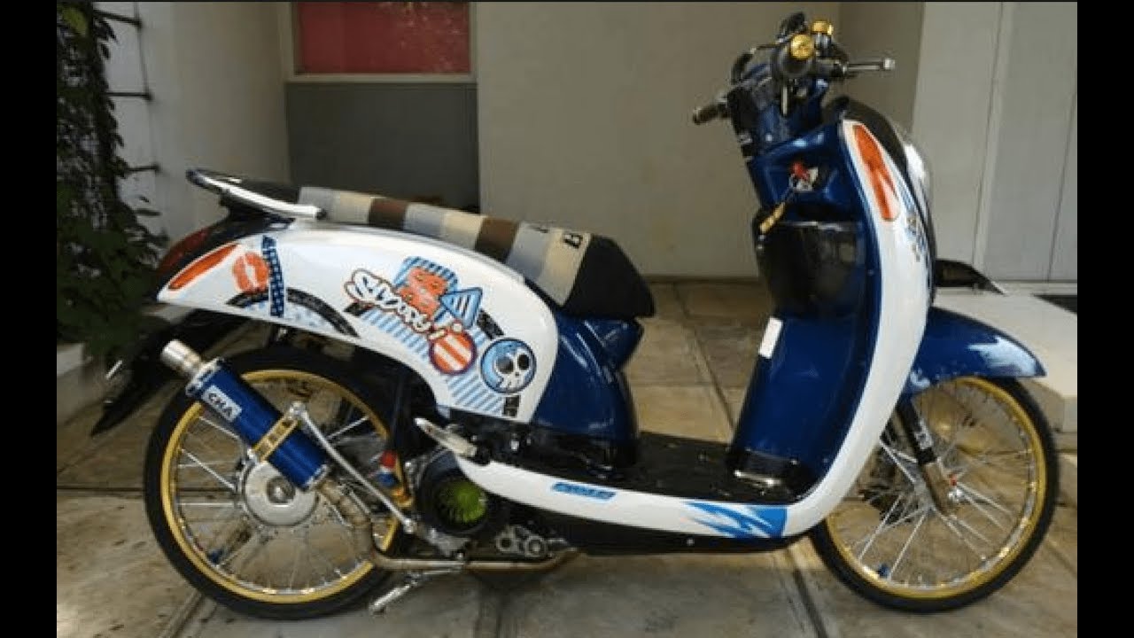 Modifikasi Sepeda Motor Scoopy YouTube