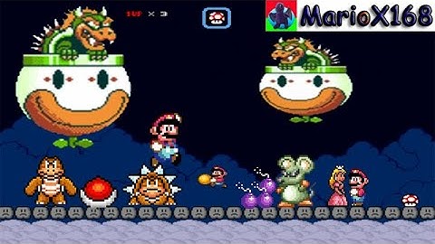 Mario Boss Rush 2 - Super Mario Bros. X - SMBX - Super Mario Boss Battle