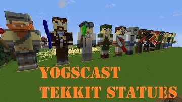 Yogscast Tekkit Statues