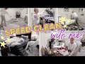SPEED CLEAN WITH ME!//CLEANING MOTIVATION//SIMPLY KAYLE