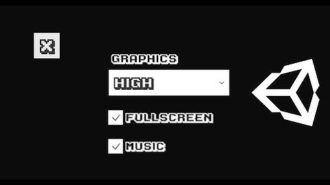 UNITY ILE PAUSE & AYARLAR MENUSU