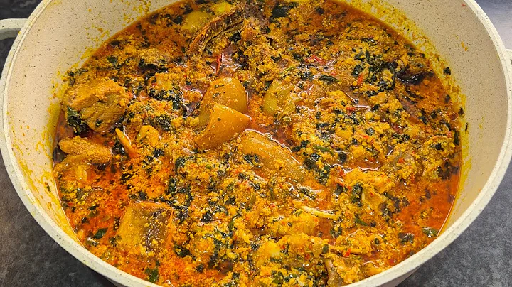 How to make the BEST EGUSI SOUP and Pounded yam (2 in 1)A MUST watch