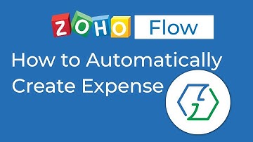 How To Automatically Create Expense By Zoho Flow
