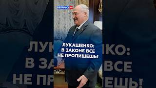 Лукашенко: в законе все не пропишешь! #лукашенко #беларусь #россия #суд #новости