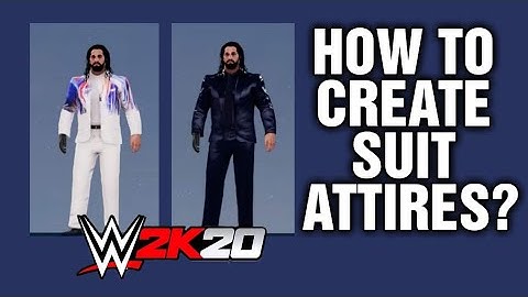 How To Create Seth Rollins Suit Attires? WWE 2K20