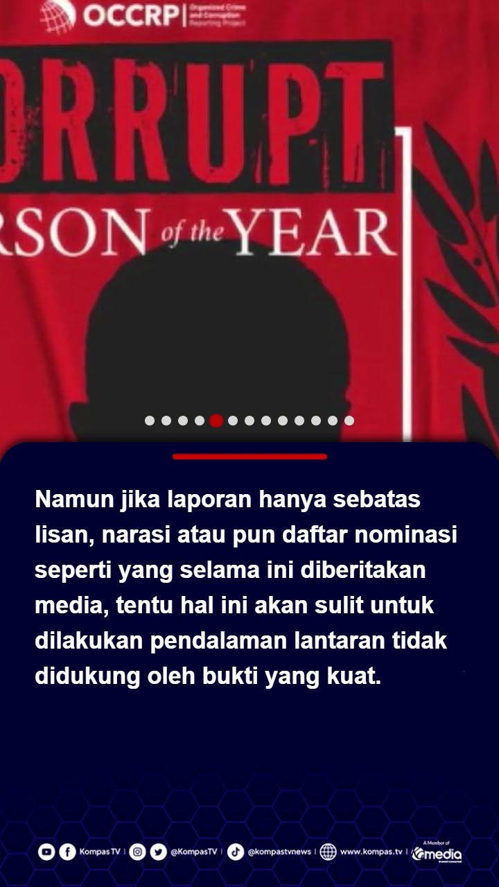 Jokowi Masuk Finalis Tokoh Korup Versi OCCRP, Ketua KPK: Kami Tunggu yang Mau Melapor #kpk #jokowi