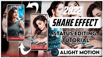 Alight motion video editing//gujrati status kese bnaye shake effect vala 2022