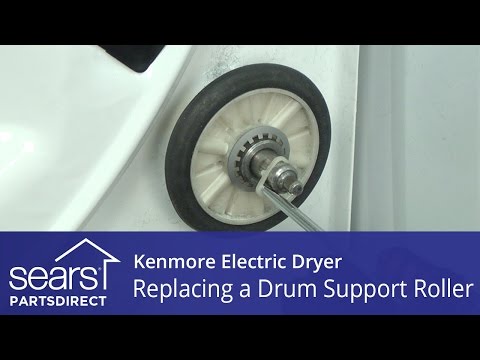 How to Replace a Kenmore Electric Dryer Drum Support Roller