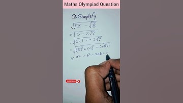 A Nice Squarer Root Simplification Maths Problem. #shorts #maths #radical #squareroot #olympiad