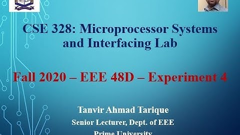 Fall 2020 - EEE 48 (Day) - Microprocessor Systems and Interfacing Lab - Experiment 4