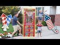 GIANT FAMILY FIREWORKS! (Watch OUT!)