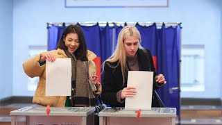Российская молодежь активно участвует на выборах президента России