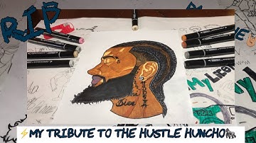 Drawing Nipsey Hussle | Avo’s Channel