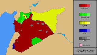 Syrian Rebel Offensive 2024: Fall of Assad - Everyday [Nov 27 - Dec 9]