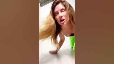 when you catch her doing tiktok challenge ..😂 | adamw | Hannah stocking | #shorts