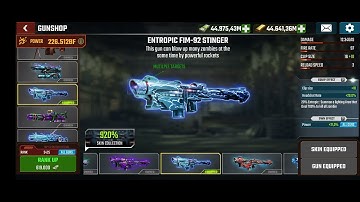 Zombie Fire 3D Entropic FIM-92 Stinger ( Rocket Launcher ) + Entropic Spray Laser Gameplay