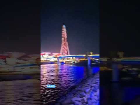 night view Dubai Marina #burjkhalifa #travel #music #viralvideo #dubaicity