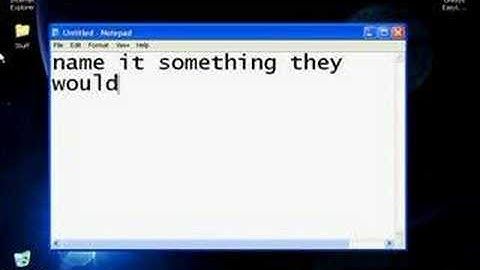 Windows XP Tricks Pt. 1