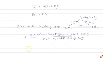 A variable point P on the ellipse ofeccentricity e is joined to the foci `S and S