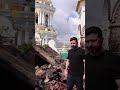 Zelenski visita la catedral de Kiev parcialmente destruida tras un ataque ruso