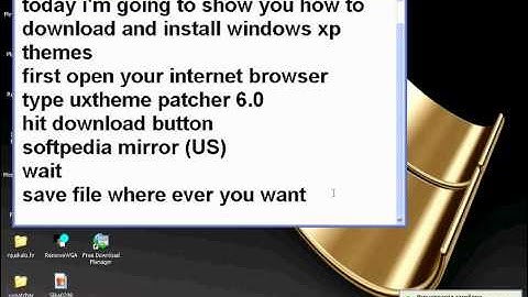 how to download and install windows xp themes part 1