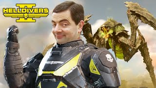 Mr. Bean in Helldivers 2