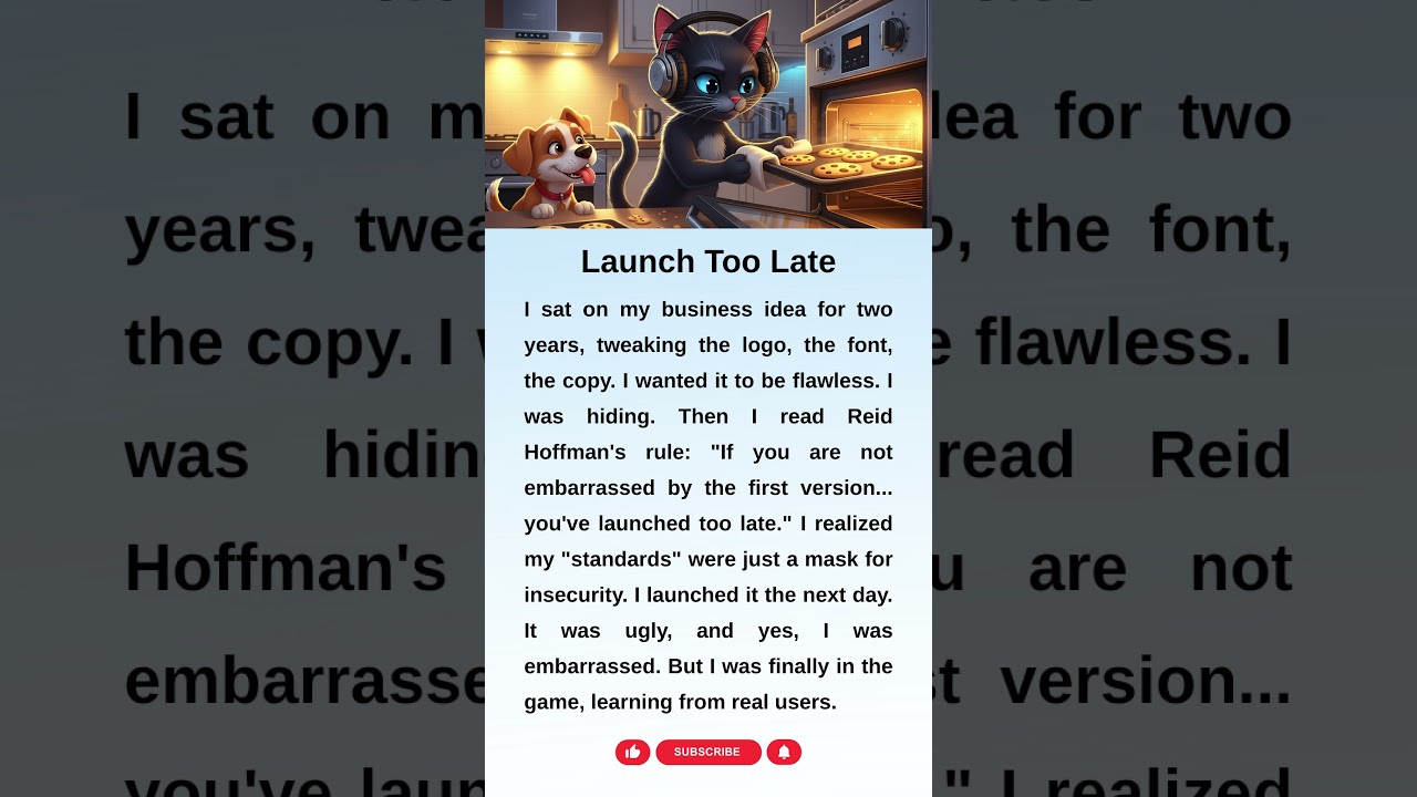 Launch Before You're Ready! &mdash; Reid Hoffman 🚀 #shorts #english #startup