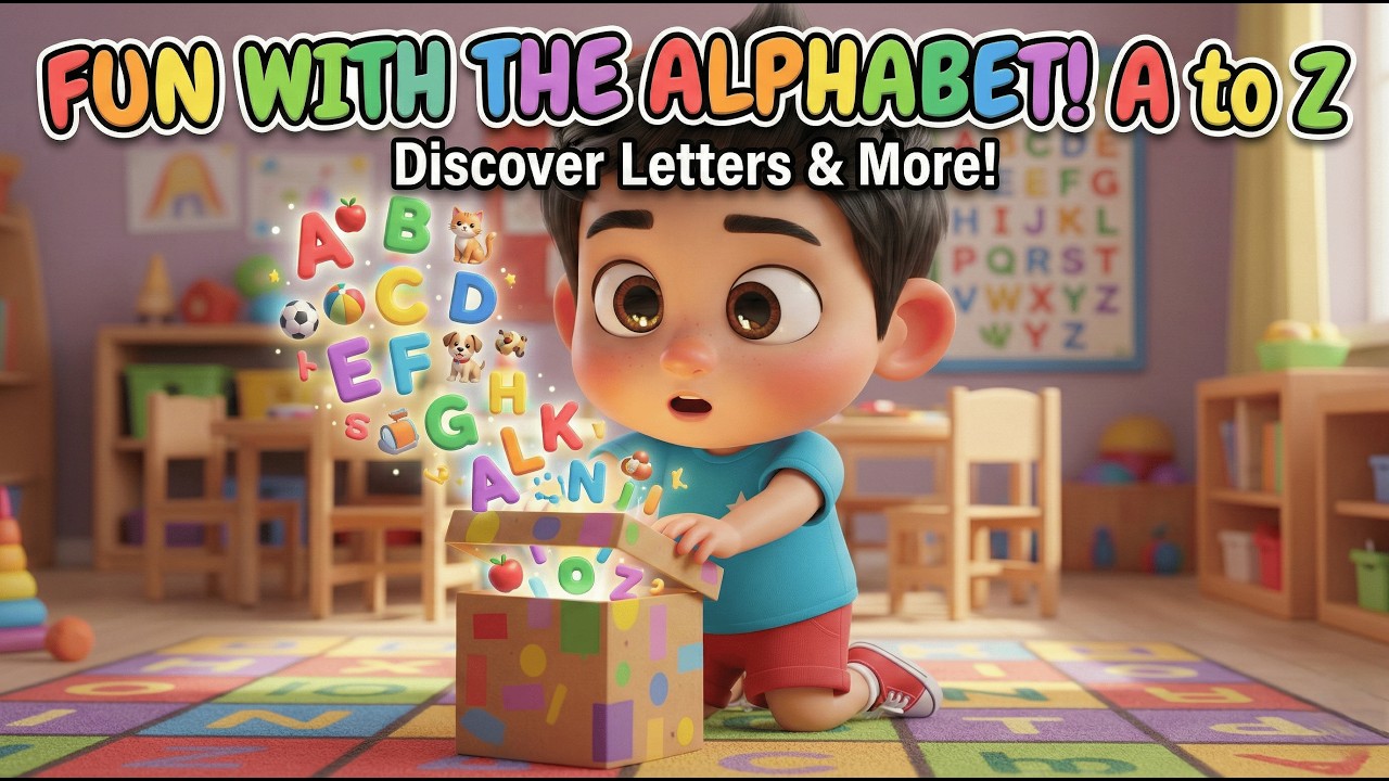 A for Apple 🍎 | A to Z ABC for Kids | Baby Learning Video #cartoon #cat #abc #abcd #abcsong #meow