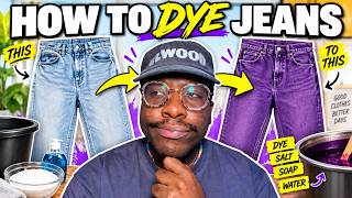 How to Dye Jeans at Home | Easy Beginner Tutorial