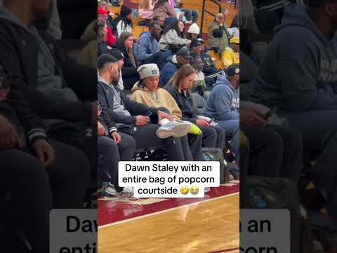 Dawn Staley is all of us 🤣🍿
