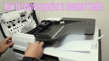 HOW TO REMOVE PAPERJAM IN DOCUMENT FEEDER | RICOH MP C3004ex