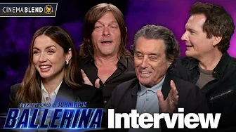 'Ballerina' Interviews With Ana de Armas, Ian McShane, Norman Reedus and Director Len Wiseman