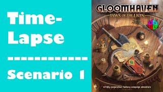 Gloomhaven: Jaws of the Lion Time-Lapse Scenario 1