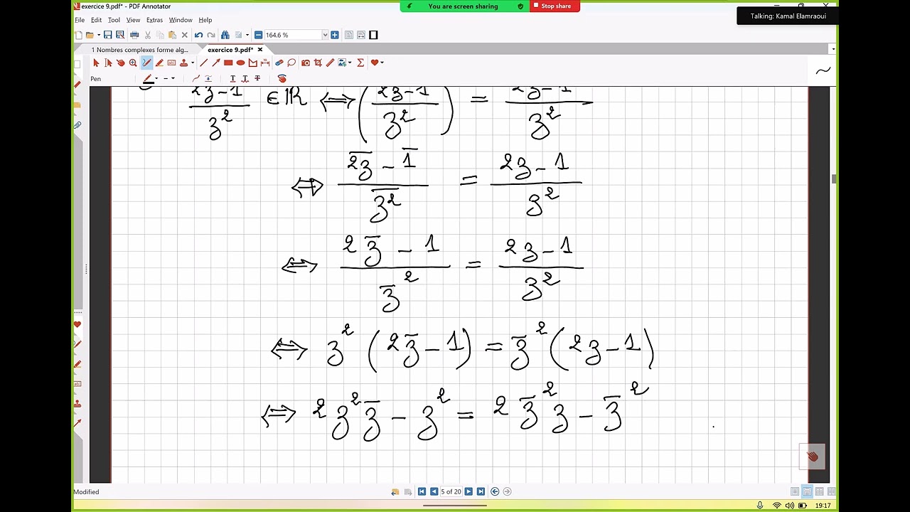 exercice 11 utilisation du conjugue pour montrer qu'un nombre est réel    [Exercice ][ 2 bac ]