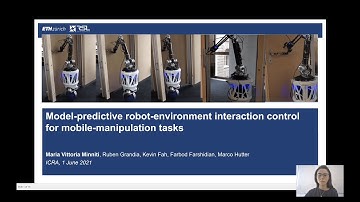 Model Predictive Robot-Environment Interaction Control For Mobile Manipulation Tasks (Presentation)