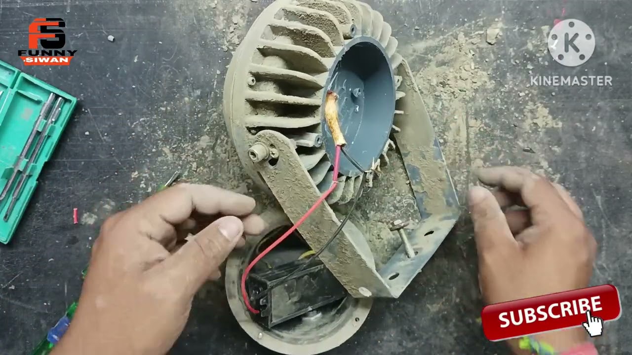 LED light kaise repair Karen // LED 40w well glass light fitting repair 