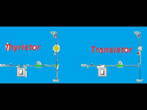 الفرق الجوهري بين عمل الترانزستور و الثايرستور