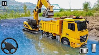 River Sand Excavator Simulator || Control a heavy excavator 3d || Android Gamepaly, screenshot 5