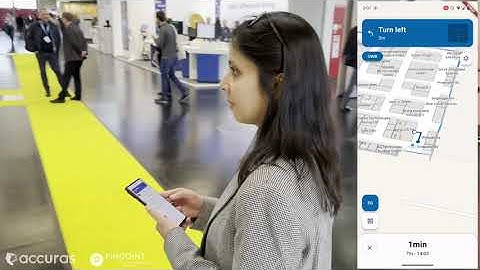 UWB Indoor Navigation - Finding Qorvo with a Google pixel at Nürnberg Messe