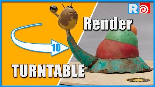 Renderman Solaris Turntable | Render the turntable | Lookdev for texture artists pt10