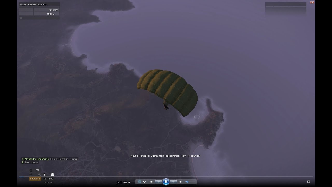 ArmA 3 Pilgrimage landing by parachute YouTube