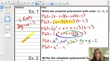 VIDEO 6.6 DAY 1: Fundamental Theorem of Algebra