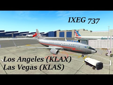 X-Plane 10 | Pilot Edge | B733 | KLAX-KLAS | AAL1058