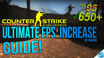CSGO: Dramatically increase performance / FPS with any setup! (2017) Lag / FPS drop fix