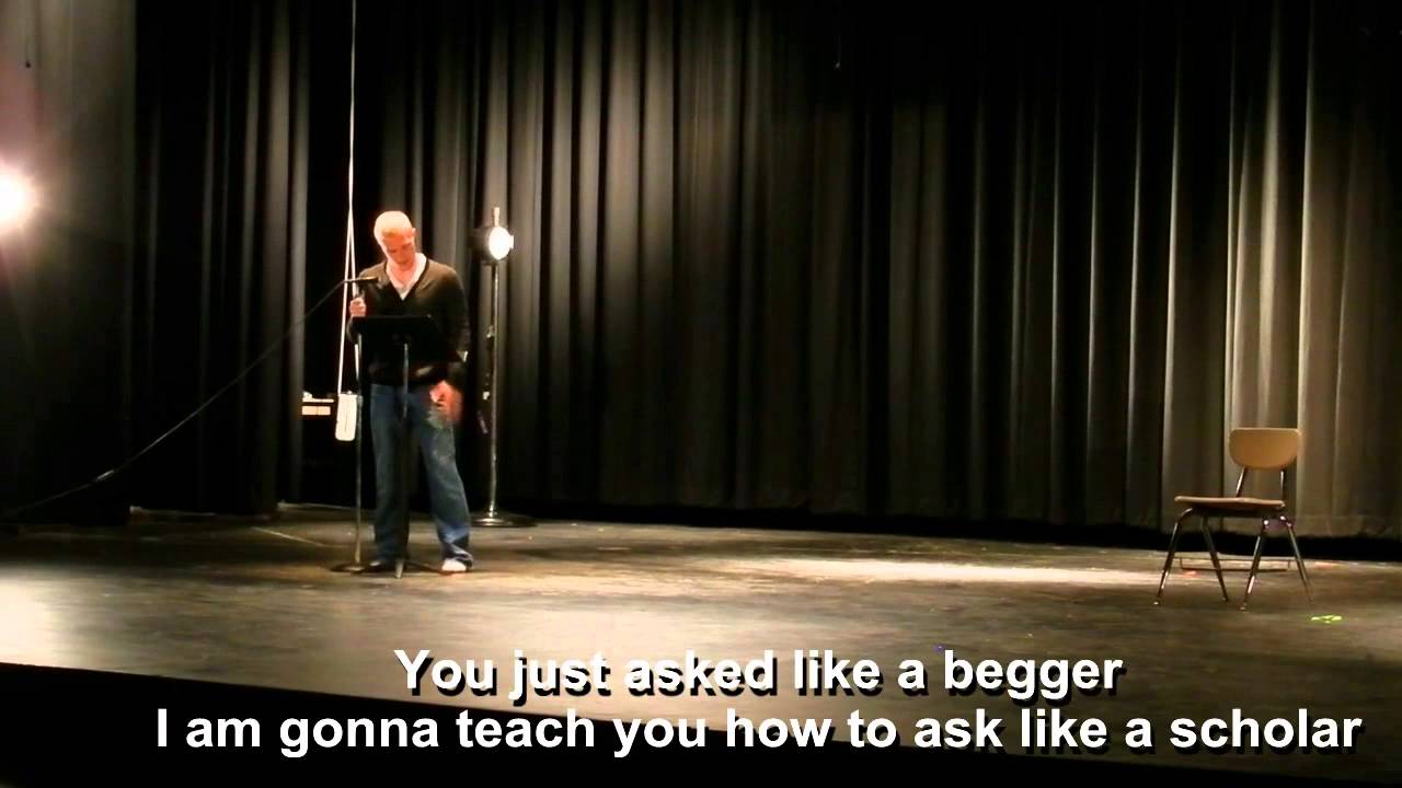 Patrick Schlosser Mr. Watkins Mill 2013 Rap - YouTube