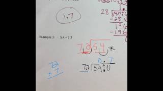 Dividing decimals with annexing a zero